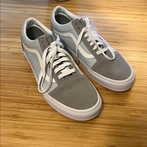 Vans Two-Tone Gray and White Sneakers New - Size 9.5 Men’s
